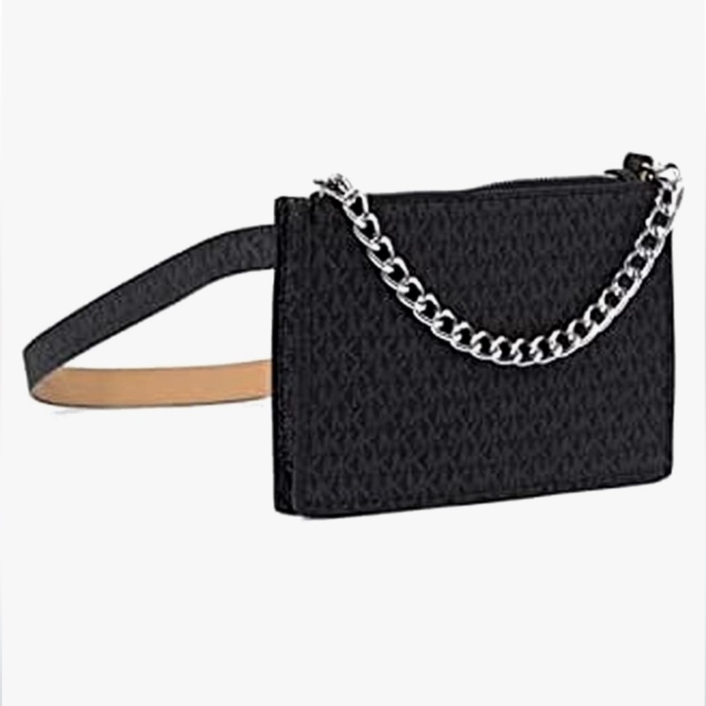 Michael Kors MK Fanny Pack Belt With Pull Chain